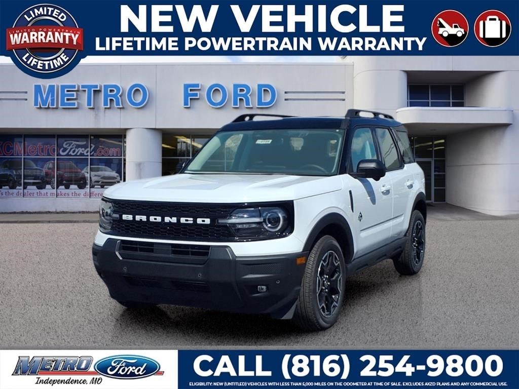 Oxford White 2025 Ford Bronco Sport SUV / Crossover All-Wheel Drive 8-Speed Automatic