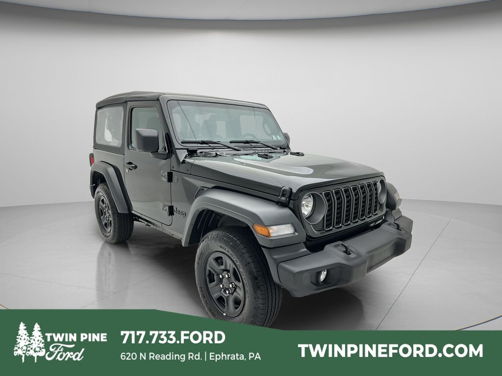 Black Clearcoat 2025 Jeep Wrangler SUV / Crossover Four-Wheel Drive 8-Speed Automatic