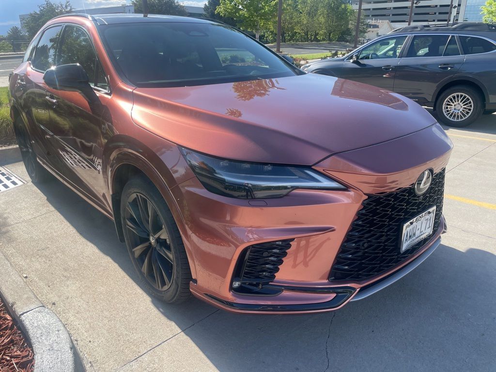 Red (Copper Crest) 2023 Lexus RX Hybrid 500h F Sport Performance 3 AWD SUV / Crossover 6-Speed Automatic