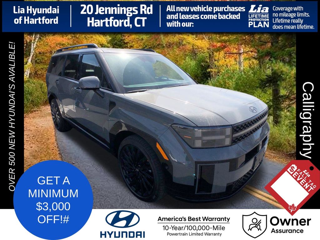 Hampton Gray 2026 Hyundai Santa Fe SUV / Crossover All-Wheel Drive 8-Speed Automatic