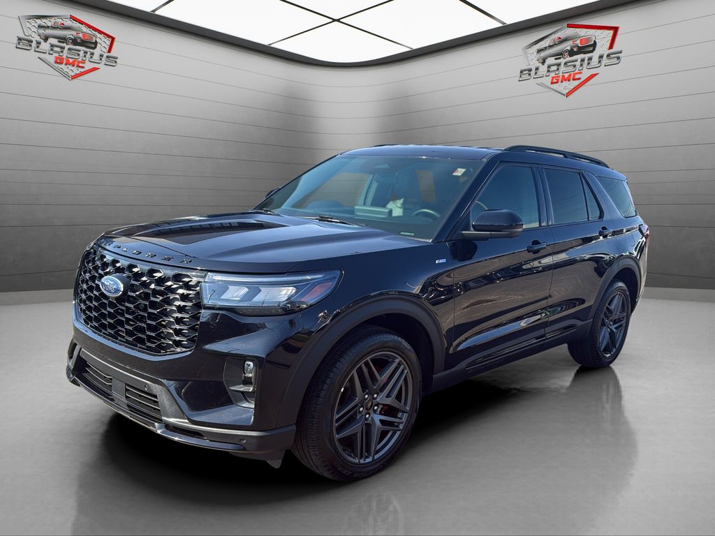 Agate Black Metallic 2025 Ford Explorer ST-Line AWD SUV / Crossover All-Wheel Drive Automatic