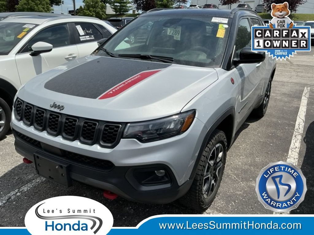 Silver Zynith Metallic Clearcoat 2024 Jeep Compass SUV / Crossover Four-Wheel Drive 8-Speed Automatic