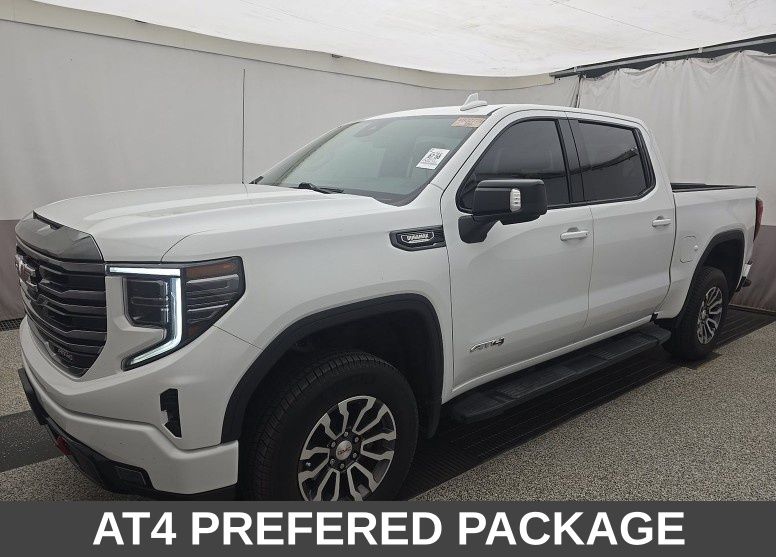 White 2022 GMC Sierra 1500 Pickup Truck Four-Wheel Drive Automatic