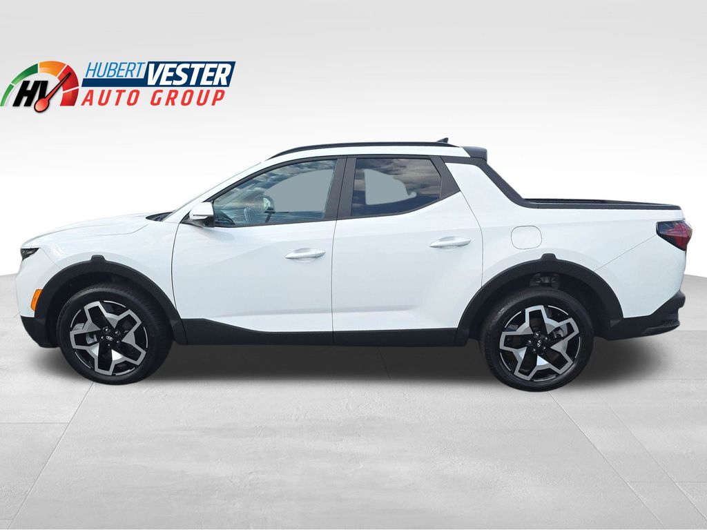 Atlas White 2023 Hyundai Santa Cruz Limited Crew Cab AWD Pickup Truck All-Wheel Drive Automatic