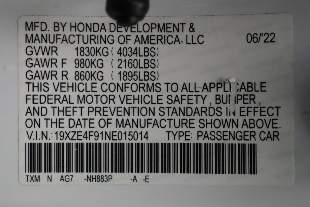 2022 Honda Insight Touring 17