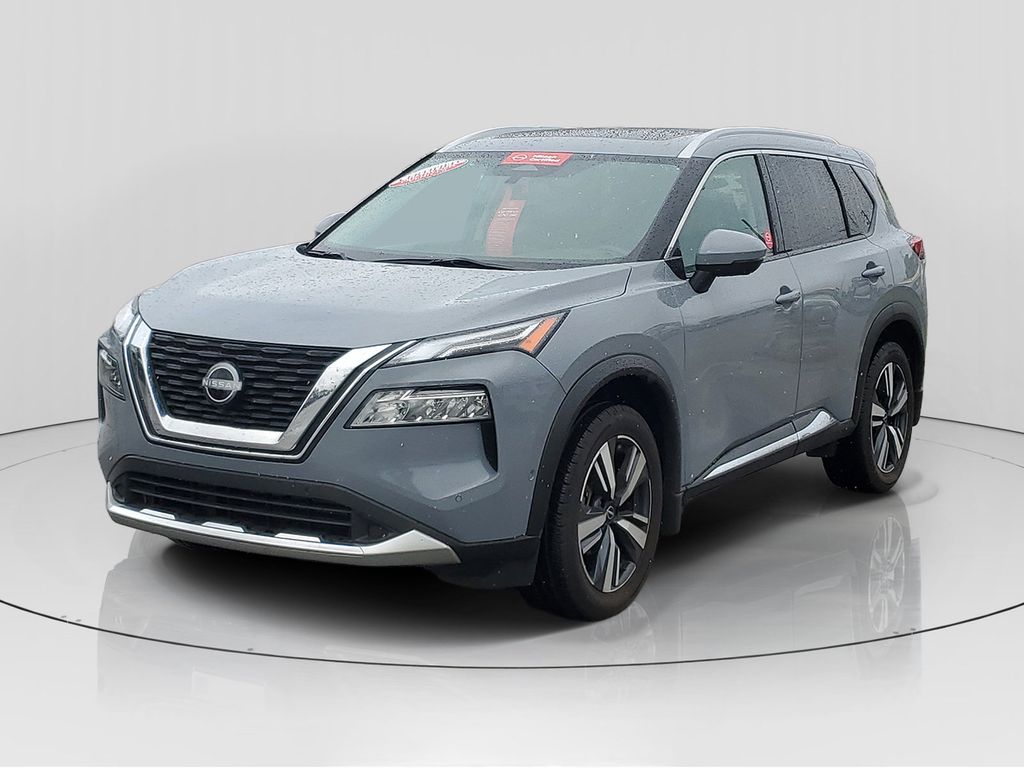 Boulder Gray Pearl 2023 Nissan Rogue SUV / Crossover All-Wheel Drive Continuously Variable Transmission