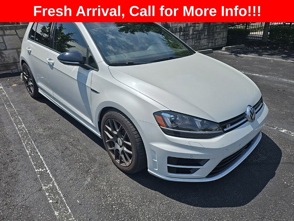 Oryx White Pearl Metallic 2017 Volkswagen Golf R Hatchback All-Wheel Drive 6-Speed Dual Clutch