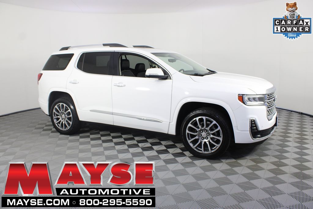Summit White 2023 GMC Acadia SUV / Crossover Front-Wheel Drive 9-Speed Automatic
