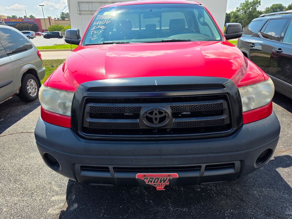 Red 2010 Toyota Tundra Pickup Truck Four-Wheel Drive 6-Speed Automatic