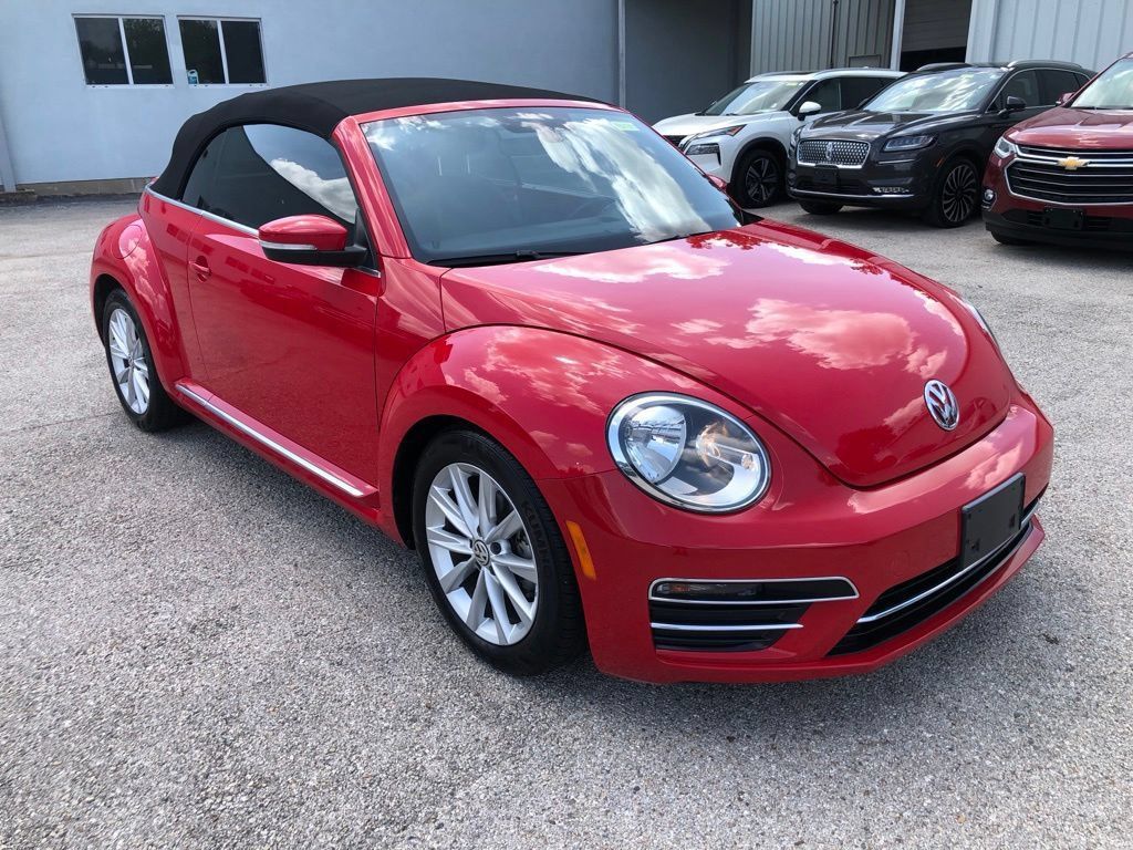 Tornado Red 2018 Volkswagen Beetle Convertible Front-Wheel Drive 6-Speed Automatic
