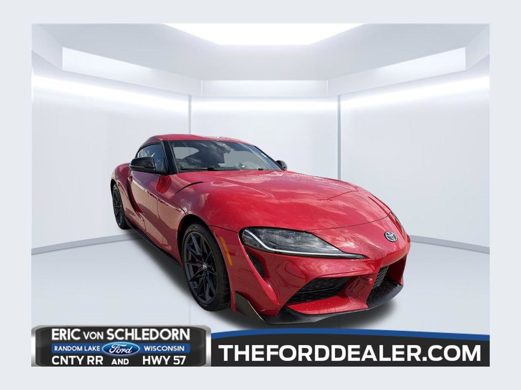 Renaissance Red 2026 Toyota Supra Coupe Rear-Wheel Drive 6-Speed Manual