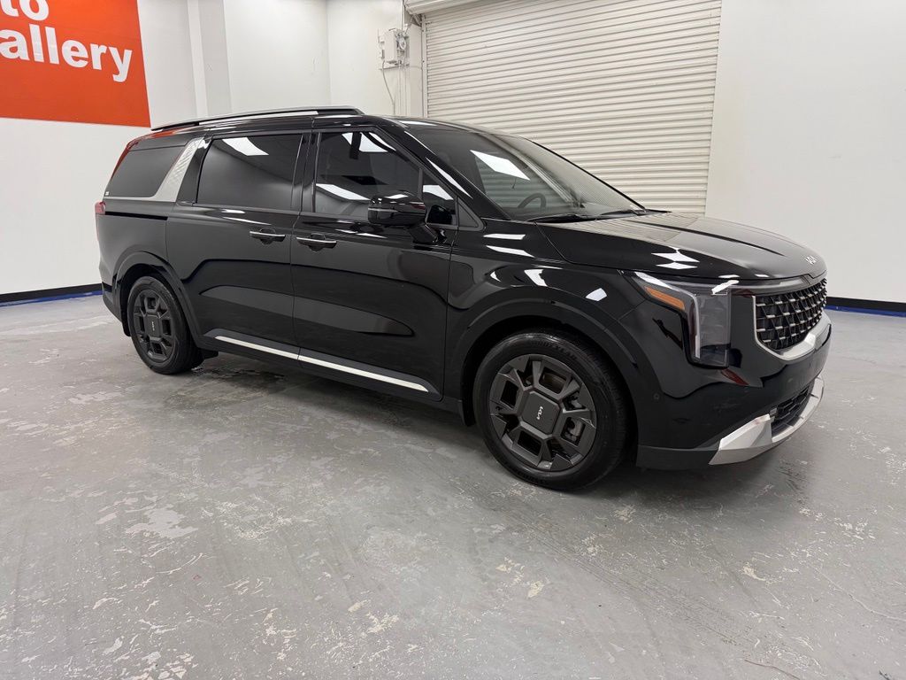 Aurora Black Pearl 2025 Kia Carnival Minivan Front-Wheel Drive 8-Speed Automatic
