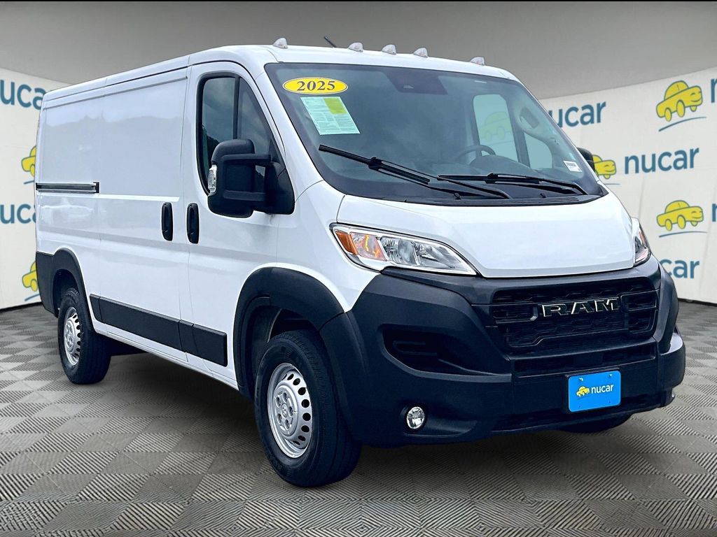 Bright White Clearcoat 2025 RAM ProMaster Van Front-Wheel Drive 9-Speed Automatic