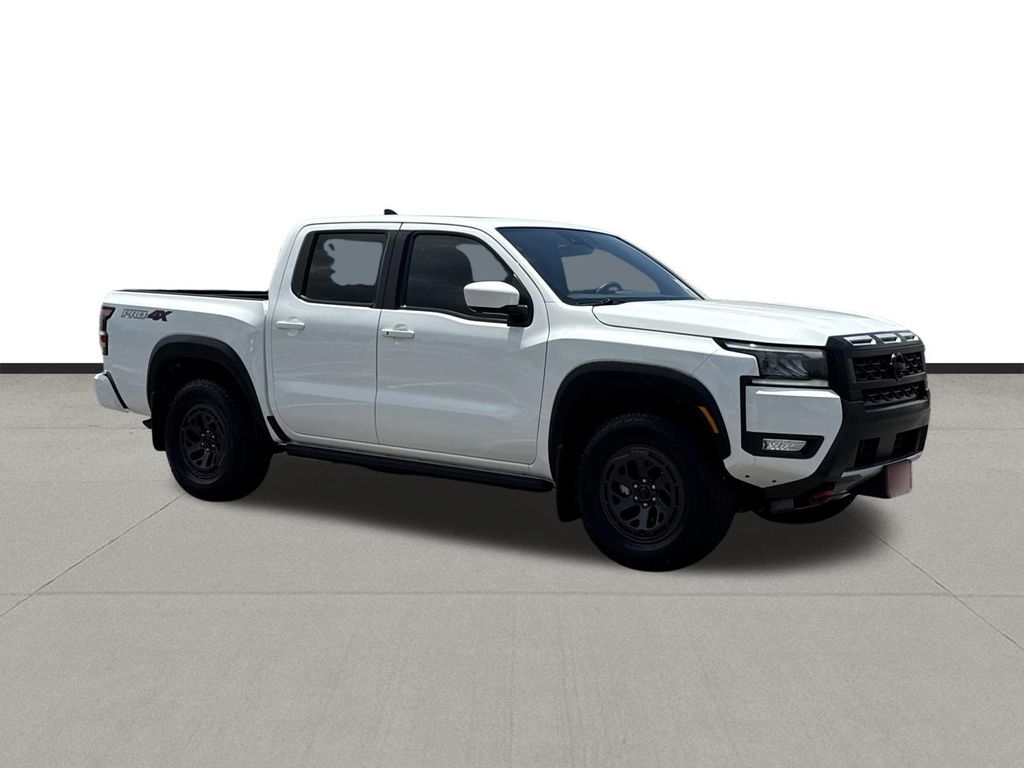 2025 Nissan Frontier PRO-4X White at Central Houston Nissan