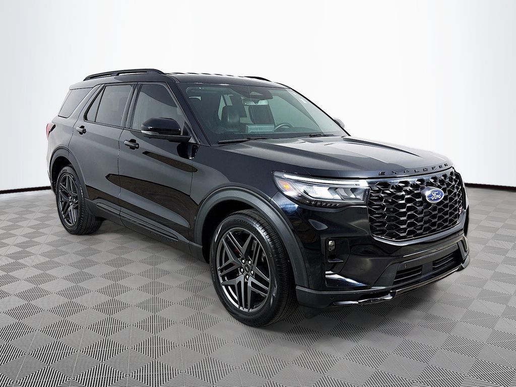 Black Metallic 2025 Ford Explorer ST RWD SUV / Crossover Rear-Wheel Drive Automatic