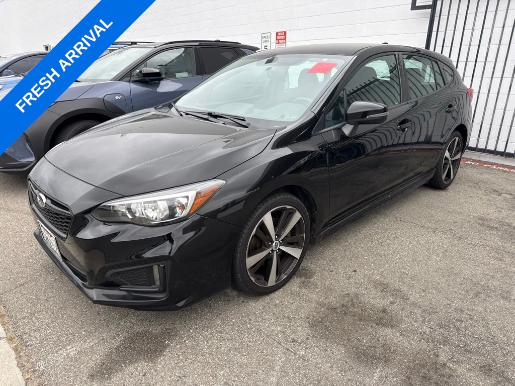 Crystal Black Silica 2017 Subaru Impreza Hatchback All-Wheel Drive Continuously Variable Transmission