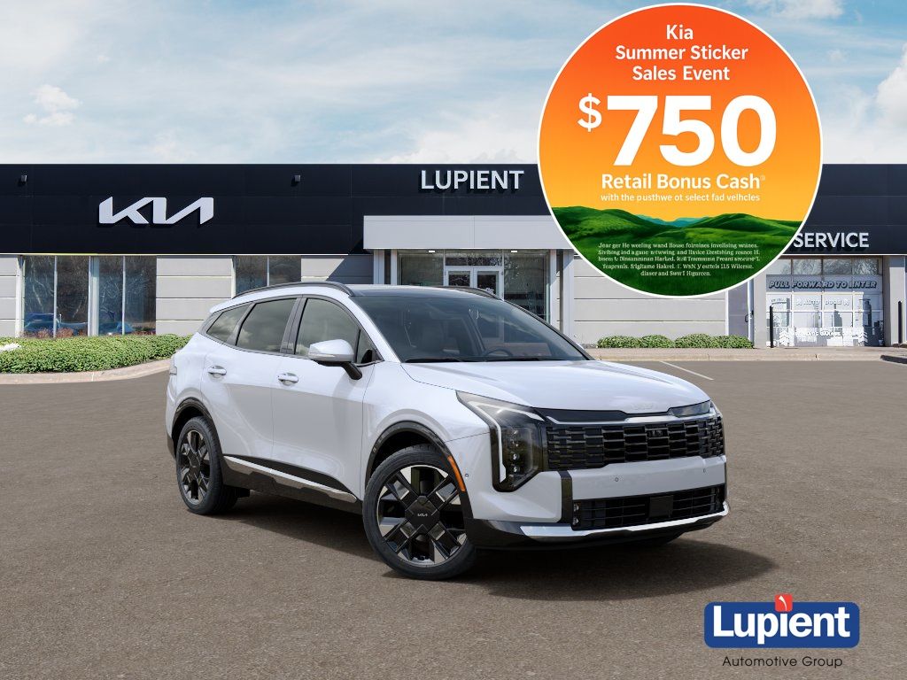 Glacial White Pearl 2026 Kia Sportage SUV / Crossover All-Wheel Drive 8-Speed Automatic