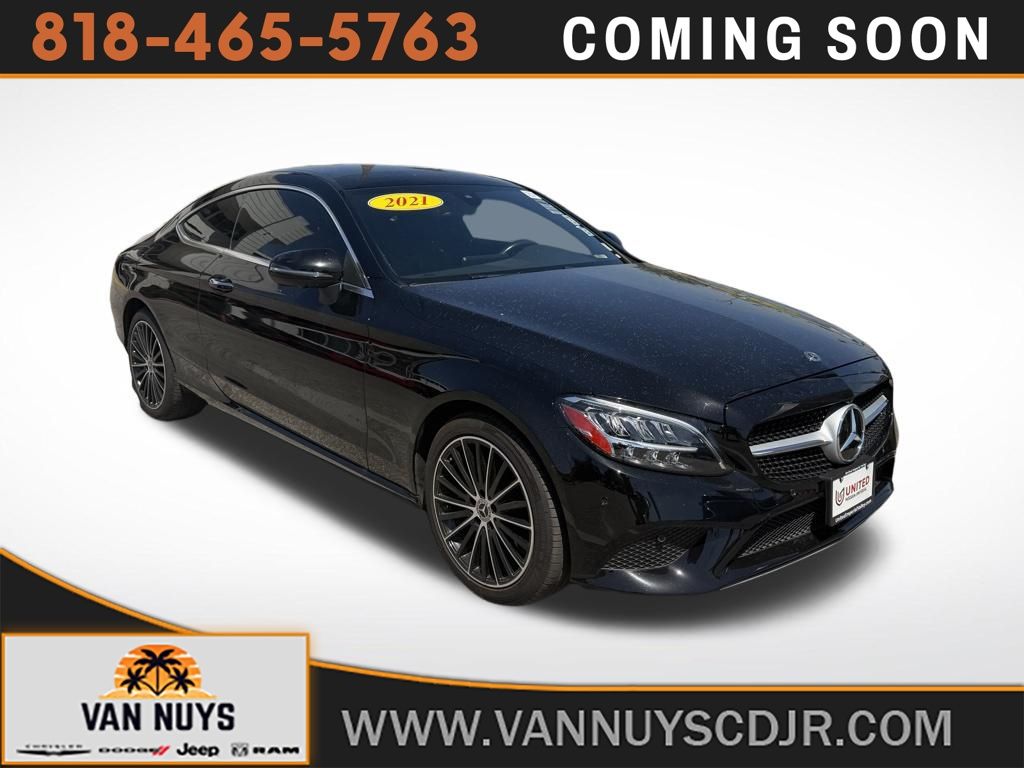 Black 2021 Mercedes-Benz C-Class C 300 Coupe RWD Coupe Rear-Wheel Drive 9-Speed Automatic