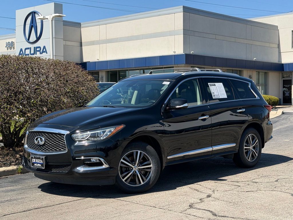 Black Obsidian 2018 INFINITI QX60 AWD SUV / Crossover All-Wheel Drive Continuously Variable Transmission