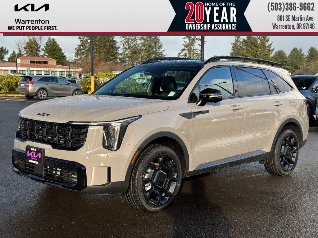 Road Rider Brown 2026 Kia Sorento SUV / Crossover All-Wheel Drive 8-Speed Dual Clutch