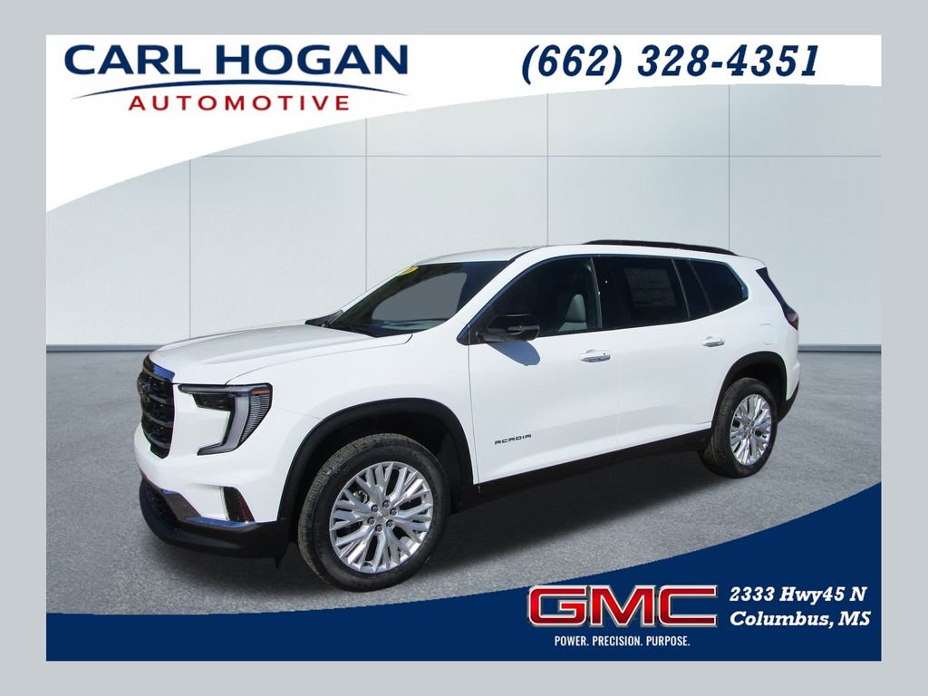 Summit White 2026 GMC Acadia SUV / Crossover Front-Wheel Drive 8-Speed Automatic