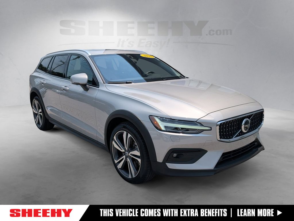 Silver Dawn Metallic 2025 Volvo V60 Wagon All-Wheel Drive Automatic