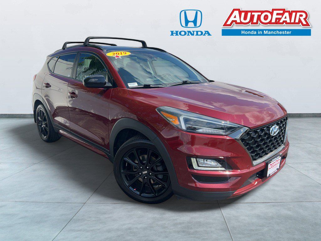 Gemstone Red 2019 Hyundai Tucson SUV / Crossover All-Wheel Drive 6-Speed Automatic