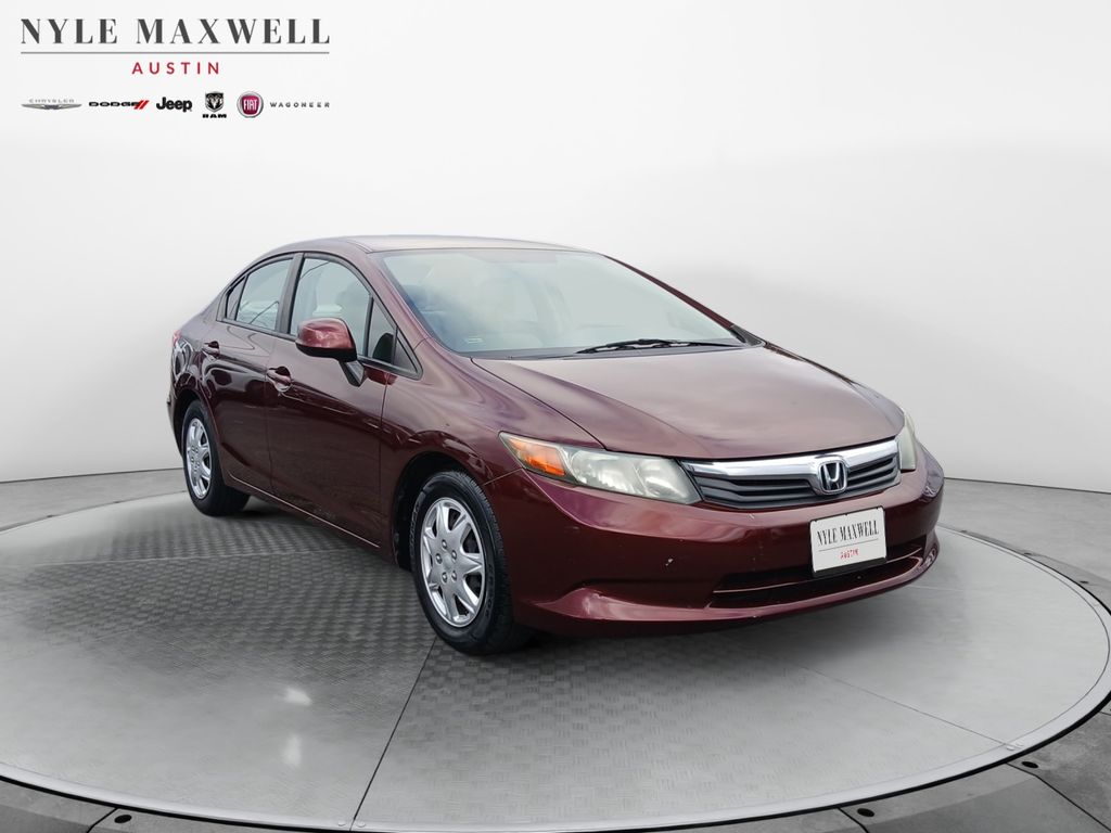 Used Car 2012 Honda Civic  Lx For Sale Under $12,000 In Austin, Texas