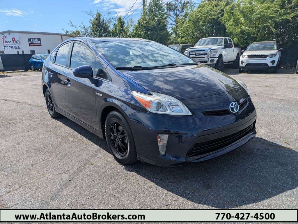 Nautical Blue Metallic 2015 Toyota Prius Three Hatchback Front-Wheel Drive Continuously Variable Transmission