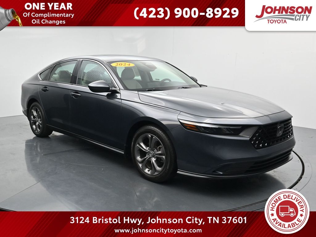 Meteorite Gray Metallic 2024 Honda Accord Sedan Front-Wheel Drive Continuously Variable Transmission