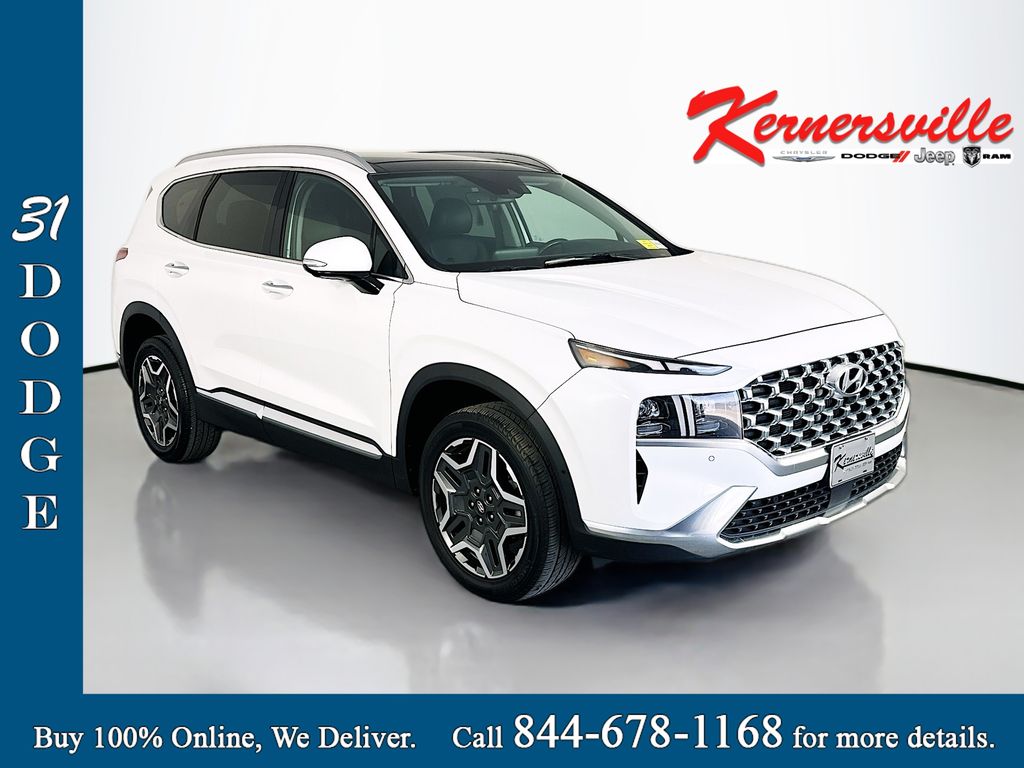White Pearl 2023 Hyundai Santa Fe SUV / Crossover All-Wheel Drive Automatic