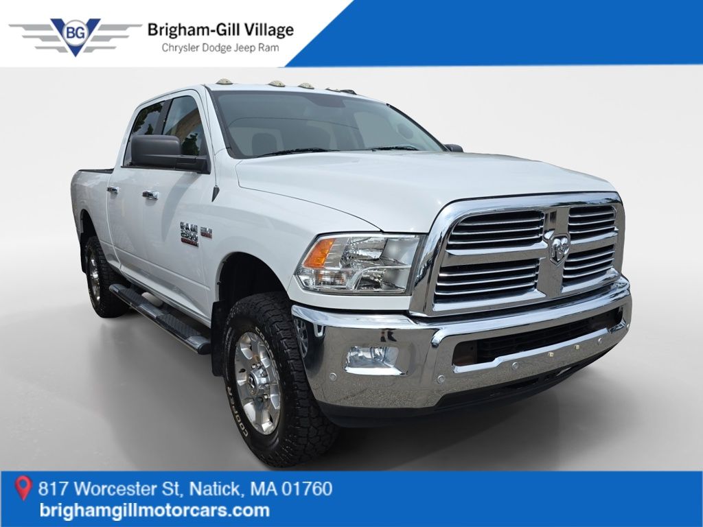 Bright White Clearcoat 2016 RAM 2500 Pickup Truck Four-Wheel Drive 6-Speed Automatic