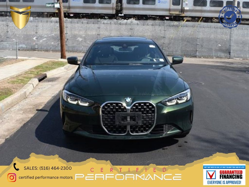 San Remo Green Metallic 2024 BMW 4 Series Coupe All-Wheel Drive 8-Speed Automatic