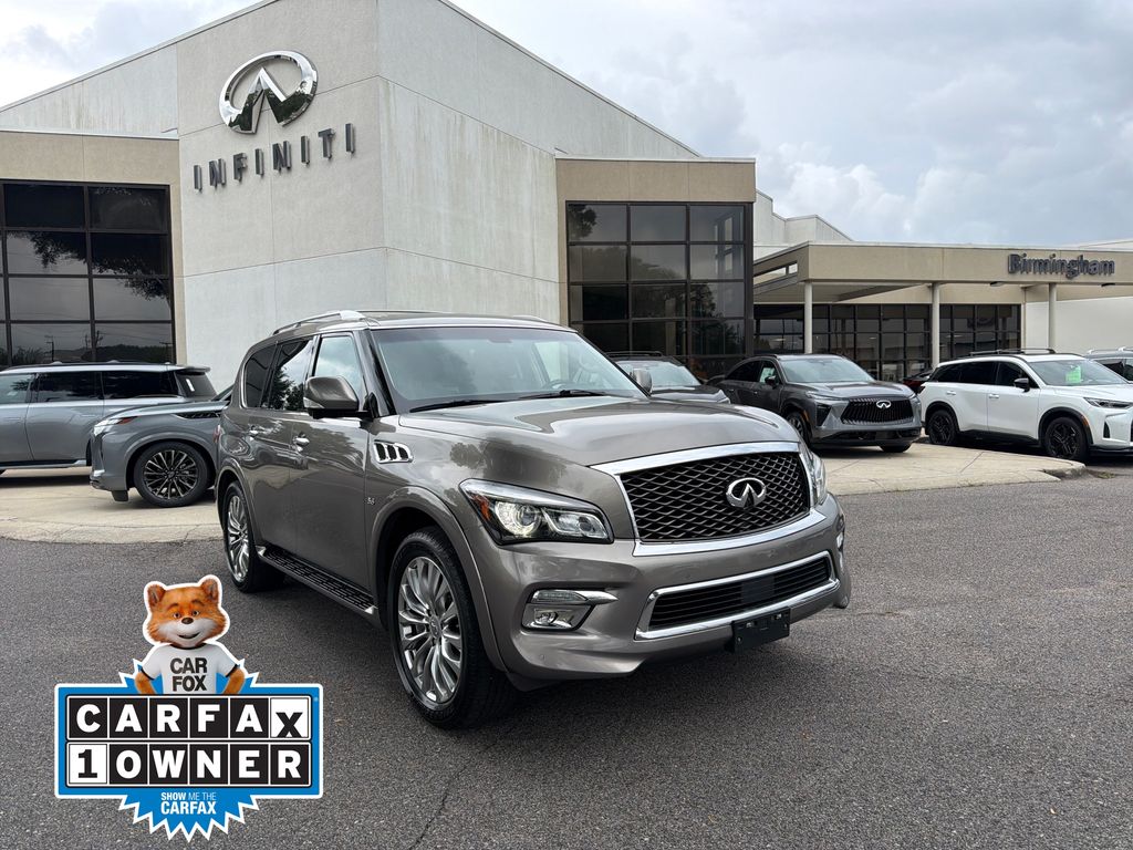 Smoky Quartz 2015 INFINITI QX80 SUV / Crossover Rear-Wheel Drive 7-Speed Automatic