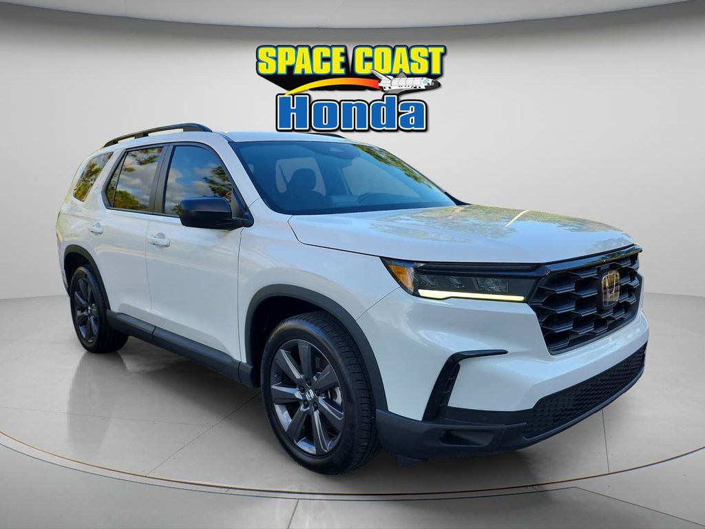 Platinum White Pearl 2025 Honda Pilot SUV / Crossover Front-Wheel Drive Automatic