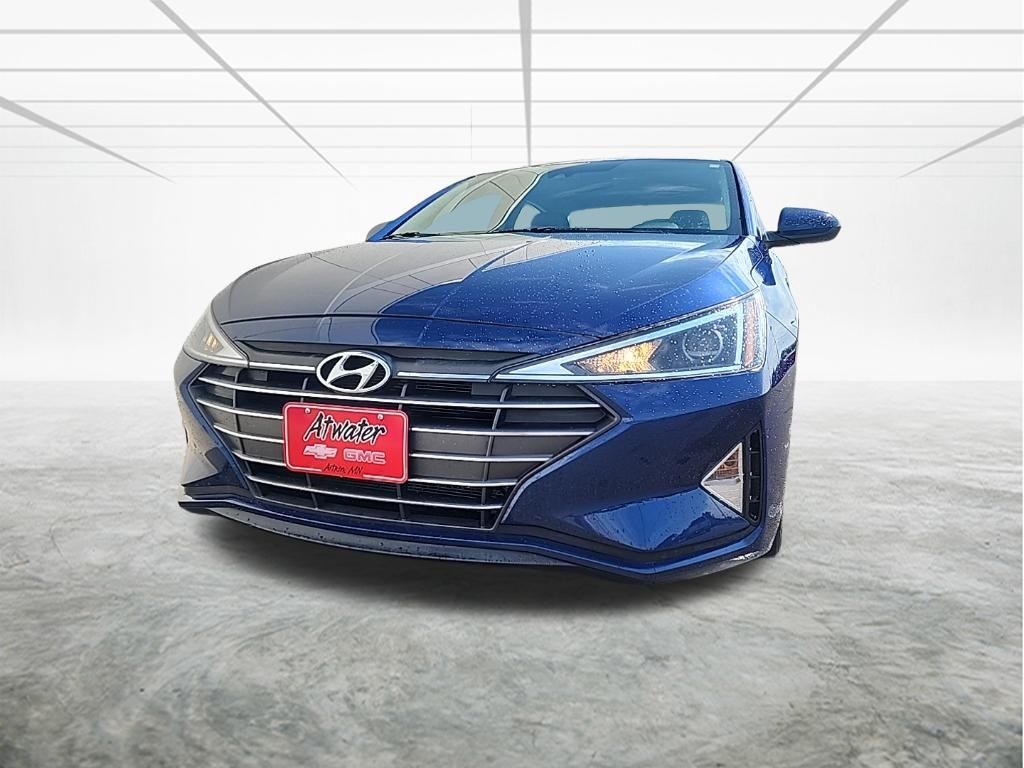 Lakeside Blue 2020 Hyundai Elantra Sedan Front-Wheel Drive Continuously Variable Transmission