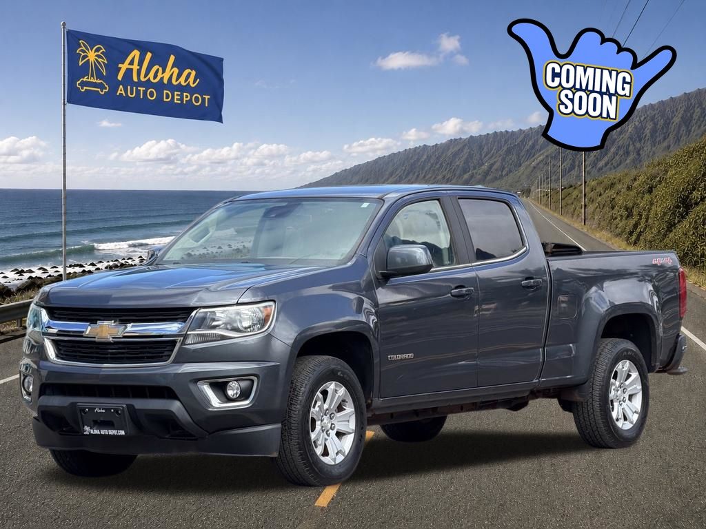 Cyber Gray Metallic 2017 Chevrolet Colorado Pickup Truck Four-Wheel Drive 8-Speed Automatic