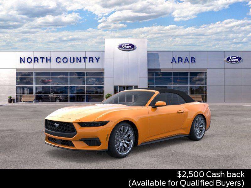 Orange Fury Metallic Tri-Coat 2026 Ford Mustang Convertible Rear-Wheel Drive Automatic