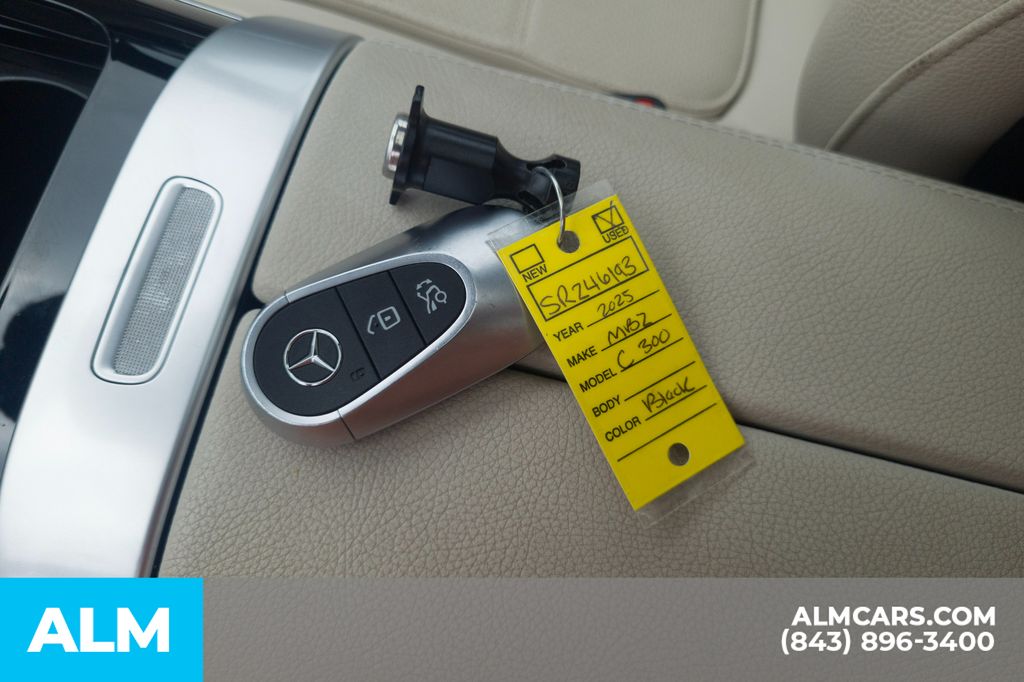 Used 2025 Black Mercedes-Benz C 300 image 21