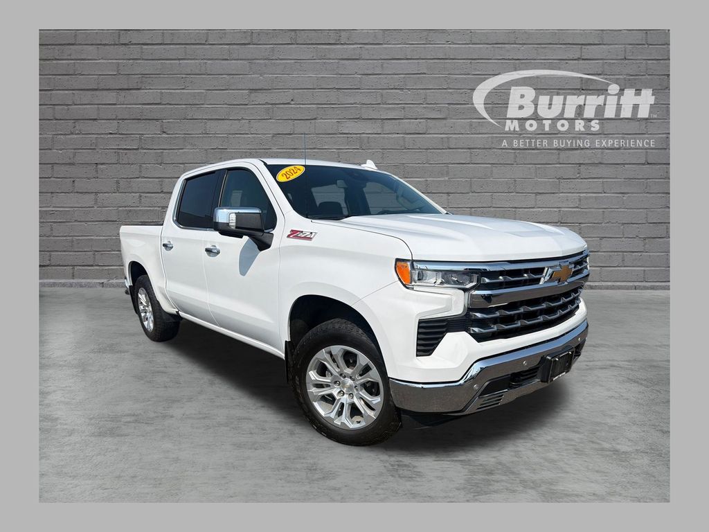 Summit White 2024 Chevrolet Silverado 1500 Pickup Truck Four-Wheel Drive Automatic