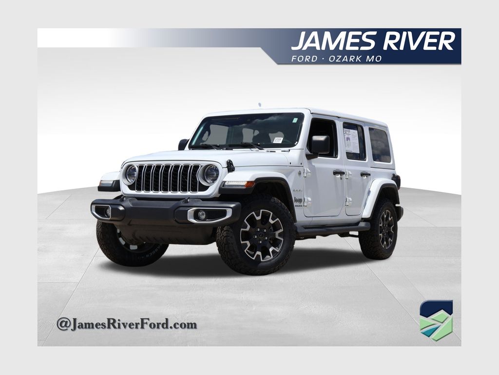 Bright White Clearcoat 2024 Jeep Wrangler SUV / Crossover Four-Wheel Drive 8-Speed Automatic