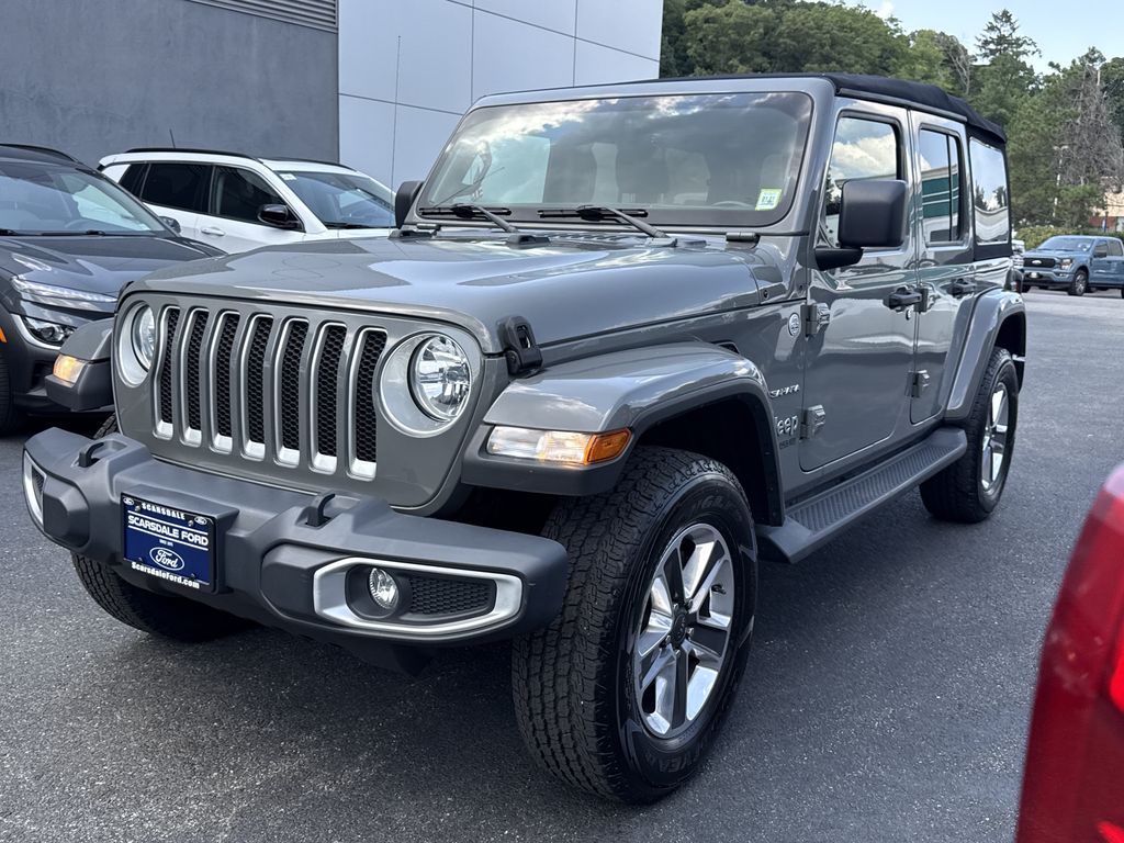 Used 2021 Gray Jeep Unlimited Sahara image 7
