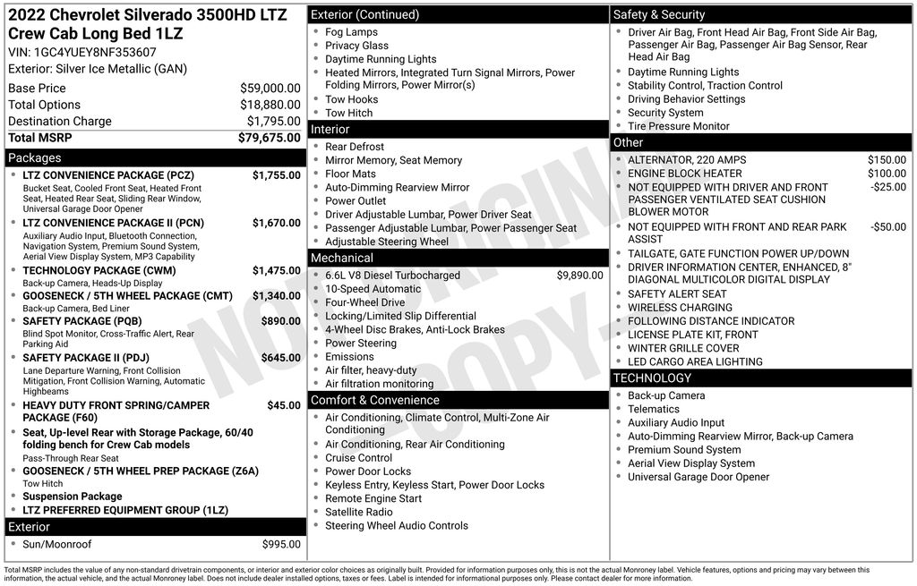 2022 Chevrolet Silverado 3500HD LTZ