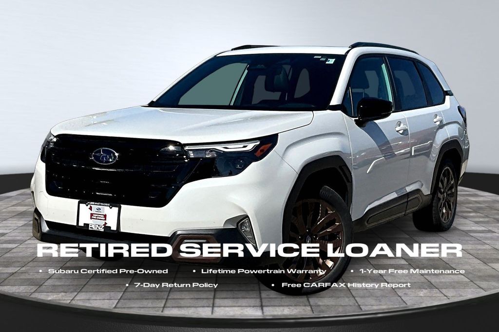 Crystal White Pearl 2026 Subaru Forester Sport Crossover AWD SUV / Crossover All-Wheel Drive Continuously Variable Transmission