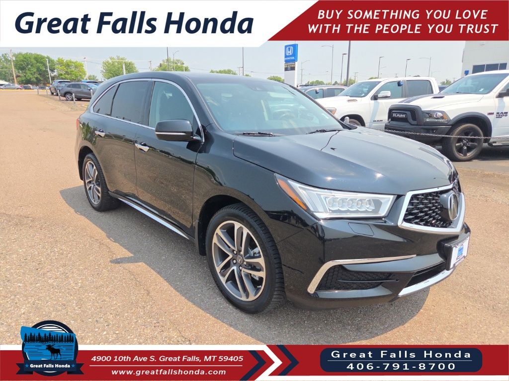 Black Copper Pearl 2018 Acura MDX SUV / Crossover All-Wheel Drive 9-Speed Automatic