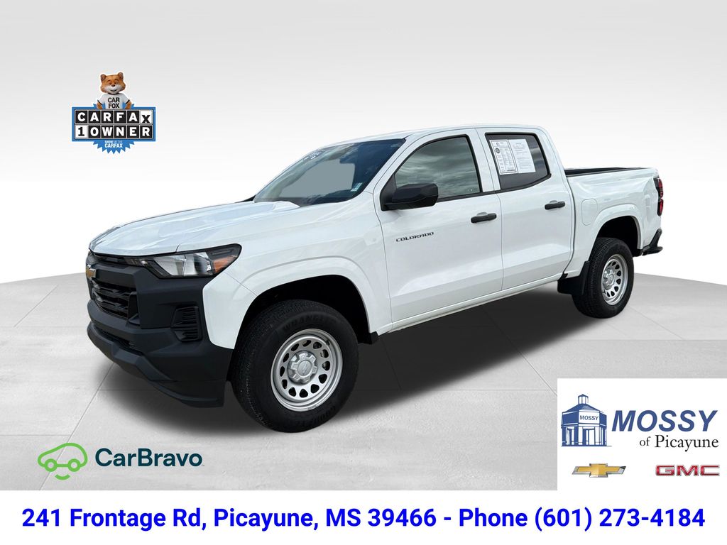 Summit White 2024 Chevrolet Colorado Work Truck Crew Cab RWD Pickup Truck 4X2 8-Speed Automatic