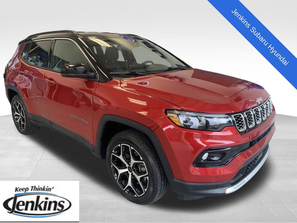 Red Hot Pearlcoat 2025 Jeep Compass SUV / Crossover Four-Wheel Drive 8-Speed Automatic