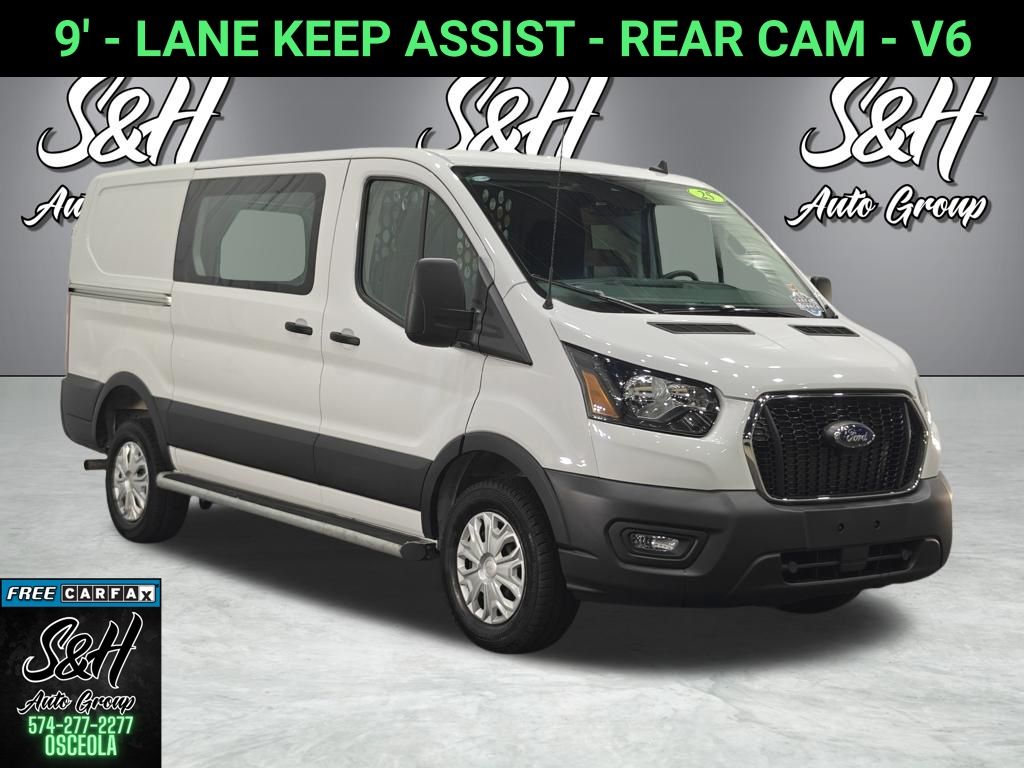 Oxford White 2025 Ford Transit Cargo Van Rear-Wheel Drive