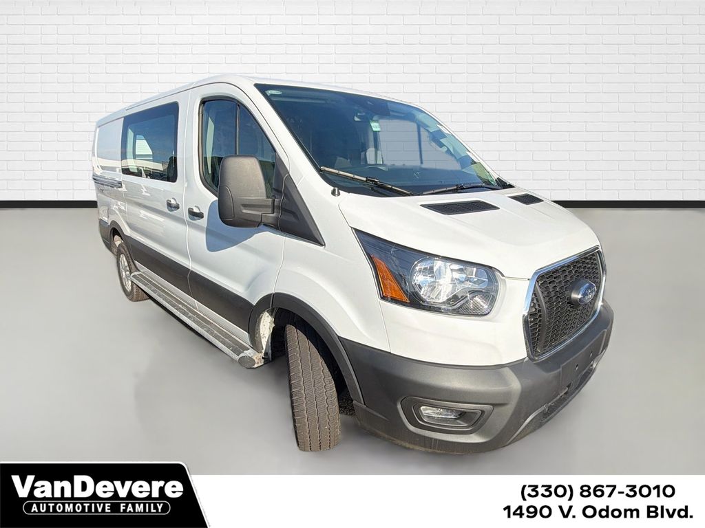 Oxford White 2025 Ford Transit Cargo Van Rear-Wheel Drive 