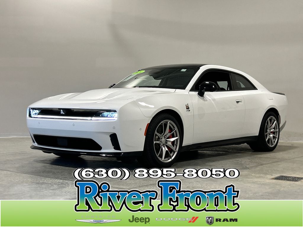 Bright White Clearcoat 2024 Dodge Charger Daytona Coupe All-Wheel Drive 1-Speed Automatic